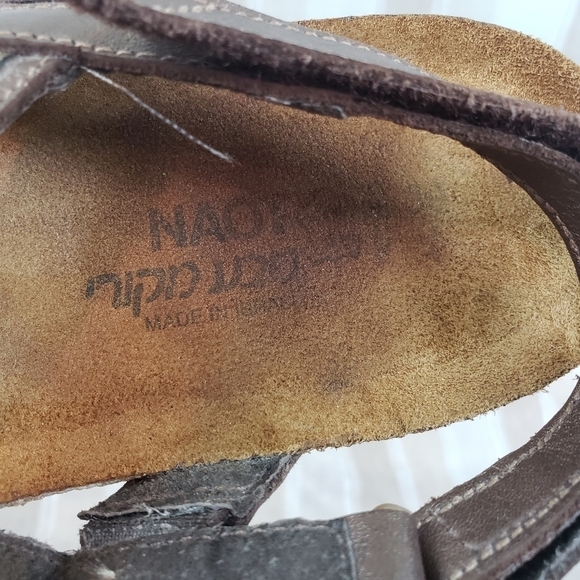Naot Sandals Ankle Heel Strap Size 39 (L8) - Picture 5 of 7
